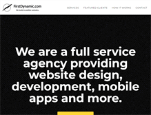 Tablet Screenshot of firstdynamic.com